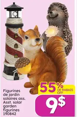 Rossy solar garden figurines offer