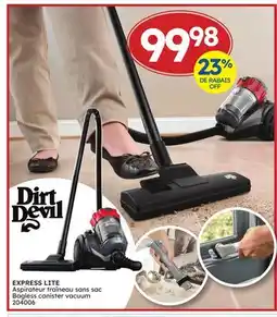 Rossy EXPRESS LITE Bagless canister vacuum offer