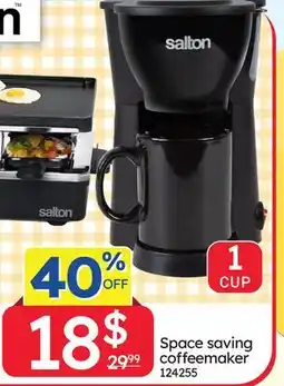Rossy Space saving coffeemaker offer