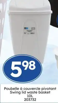 Rossy Swing lid waste basket offer