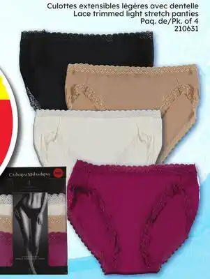 Rossy Lace trimmed light stretch panties offer