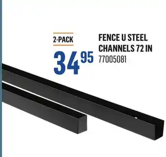 Canac Fence U Steel Channels 72 in offer