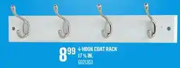 Canac 4-Hook Coat Rack 17 3/4 in offer