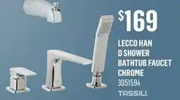 Canac Lecco Hand Shower Bathtub Faucet offer