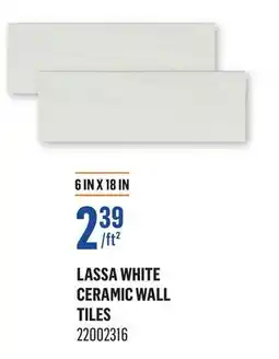 Canac Lassa White Ceramic Wall Tiles offer