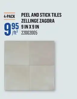 Canac Peel and Stick Tiles offer