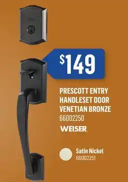 Canac Prescott Entry Handleset Door offer