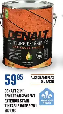 Canac Denalt 2 in 1 Semi-Transparent Exterior Stain offer