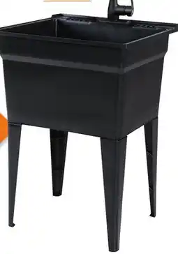 Canac Laundry Tub with Faucet, black offer