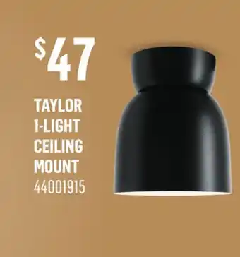 Canac Taylor 1-Light Ceiling Mount offer