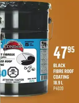 Canac Black Fibre Roof Coating 18.9 L offer