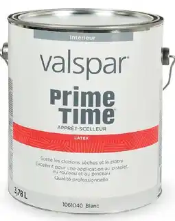 Canac Prime Time Interior Latex Primer Sealer White offer
