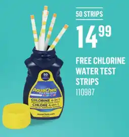 Canac Free Chlorine Water Test Strips offer