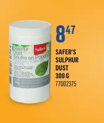 Canac Safer's Sulphur Dust 300 g offer