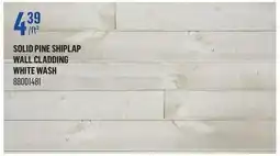 Canac Solid Pine Shiplap Wall Cladding offer