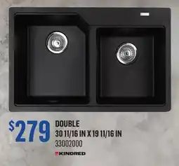Canac Bowl Kitchen Sink Onyx black offer
