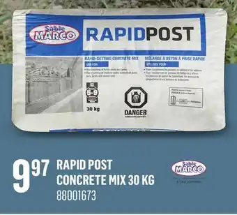 Canac Rapid Post Concrete Mix 30 kg offer