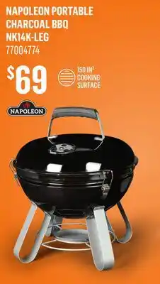 Canac Napoleon Portable Charcoal BBQ offer