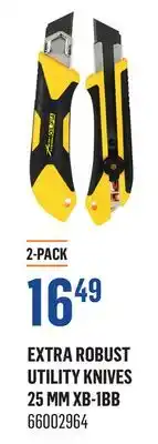 Canac Extra Robust Utility Knives 25 mm XB-1BB offer