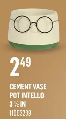 Canac Cement Vase Pot Intello offer