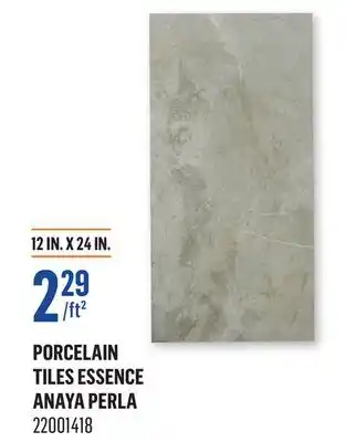 Canac Porcelain tiles offer