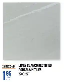Canac Limes Blanco Rectified Porcelain Tiles offer