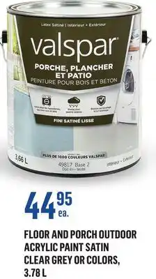 Canac Floor and Porch Outdoor Acrylic Paint Satin offer