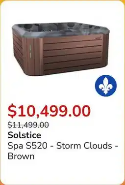 Club Piscine Spa S520 - Storm Clouds - Brown offer