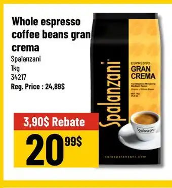 Mayrand Whole Espresso Coffee Beans 1 kg Spalanzani offer