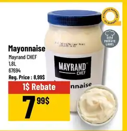 Mayrand Mayonnaise Mayrand CHEF 1,8 L Quebec offer
