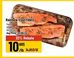 Mayrand Rainbow trout fillets offer