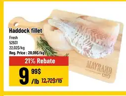 Mayrand Fresh Haddock Fillet offer