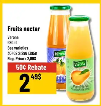 Mayrand Fruits nectar Verona 680 ml offer
