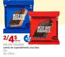 Avril carrés de superaliments crus bios offer