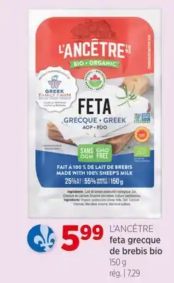 Avril Feta grecque de brebis bio offer