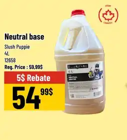 Mayrand Neutral base 4 L Slush Puppie Canada offer