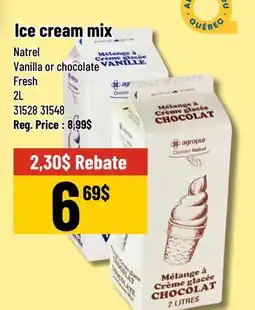 Mayrand Ice cream mix Natrel 2 L Quebec offer