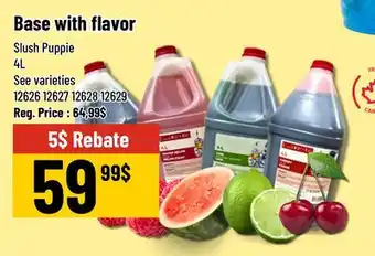Mayrand Base with flavor 4L Slush Puppie Canada offer