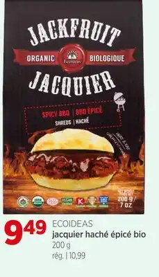 Avril ECOIDEAS jacquier haché épicé bio offer