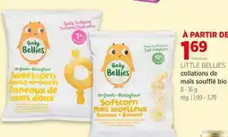 Avril LITTLE BELLIES collations de maïs soufflé bio offer