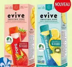 Avril EVIVE smoothies pops offer