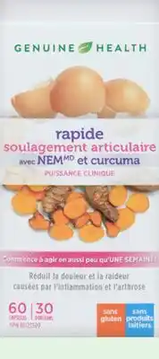 Avril GENUINE HEALTH soulagement articulaire offer