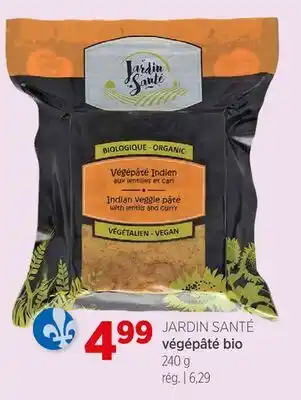 Avril Végépâté bio offer