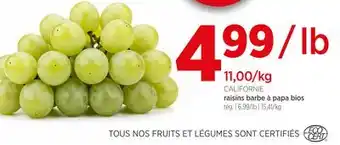 Avril Raisins barbe à papa bios offer