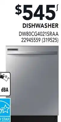 RONA DISHWASHER offer