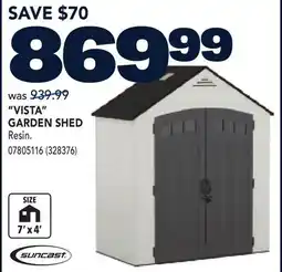 RONA VISTA GARDEN SHED offer