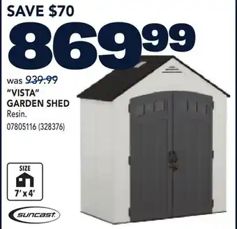 RONA VISTA GARDEN SHED offer