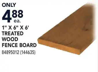 RONA 1 X 6 X 6' TREATED WOOD FENCE BOARD offer
