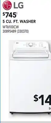 RONA 5 CU. FT. WASHER offer