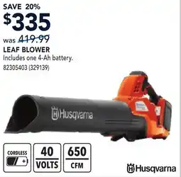 RONA HUSQVARNA LEAF BLOWER offer